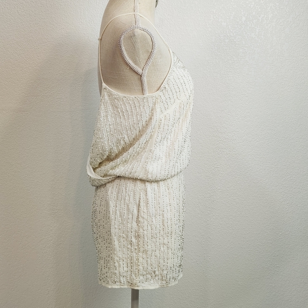 Lulu's From This Day Forward Ivory Beaded Romper Size: S - Picture 12 of 15